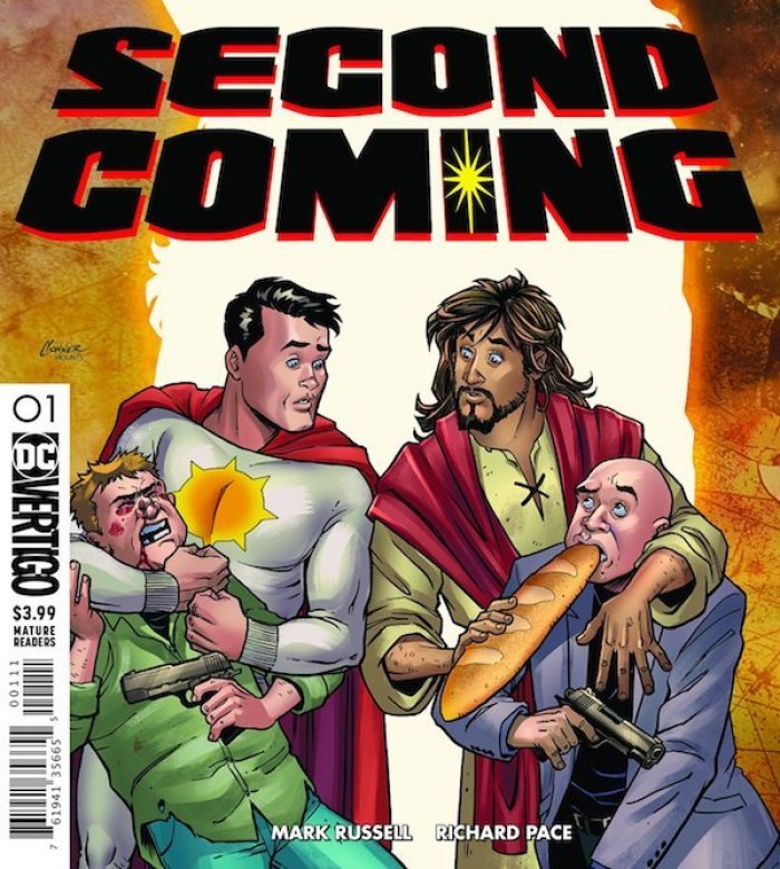 DC Comics to use Jesus Christ as a Superhero - Spring of 2019 a new comic strip called Second Coming is coming out done by DC Comics. - Richard Pace reveals the cover of upcoming DC Comic series, Second Coming