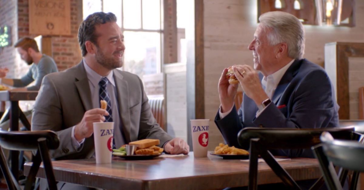 Zaxby’s Jabs at Chick-fil-A for being closed on Sunday in Super Bowl Commercial. #Zaxbys #ChickFilA #SuperBowl