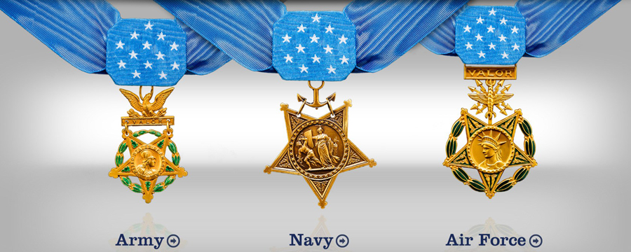 National Medal of Honor Day - a day set aside to honor all the recipients of the Medal of Honor (MoH). (Army - Navy - Air Force)