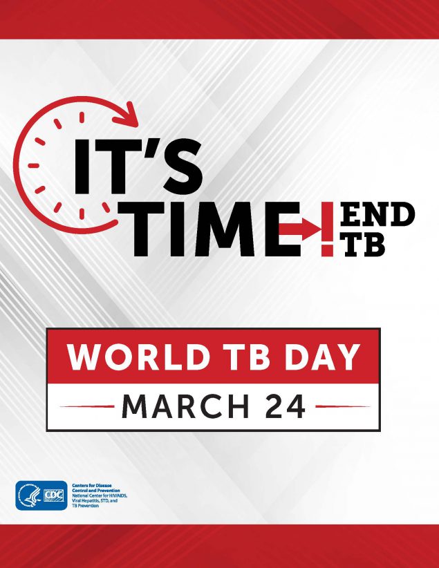World Tuberculosis Day - a day to raise awareness of tuberculosis (TB) and this deadly, but preventable and curable disease.