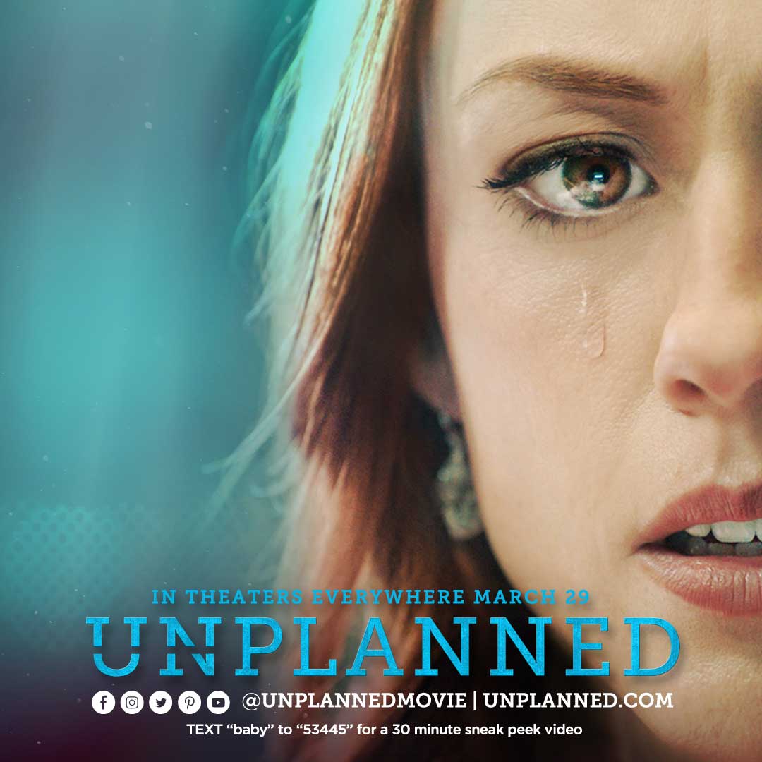 Unplanned is the inspiring true story of one woman’s journey of transformation. #UnPlanned #UnPlannedMovie﻿