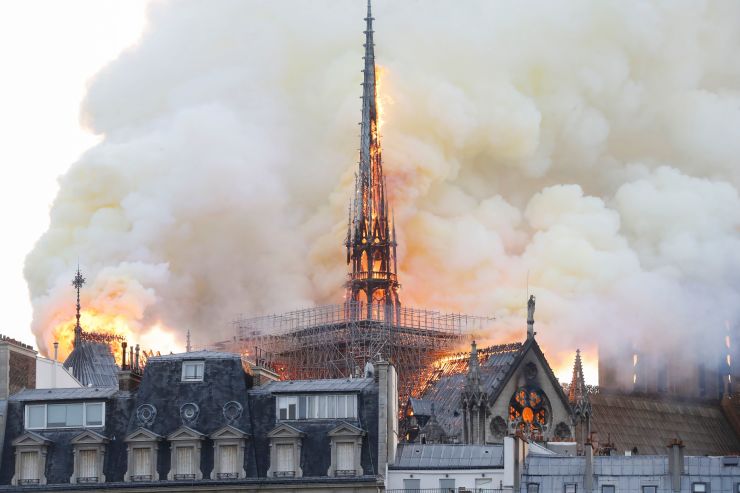 Notre-Dame Cathedral In Paris On Fire - the famous and popular cathedral in Paris France is on fire and even collapses. #NotreDame #Paris | Francois Guillot | AFP | Getty Images