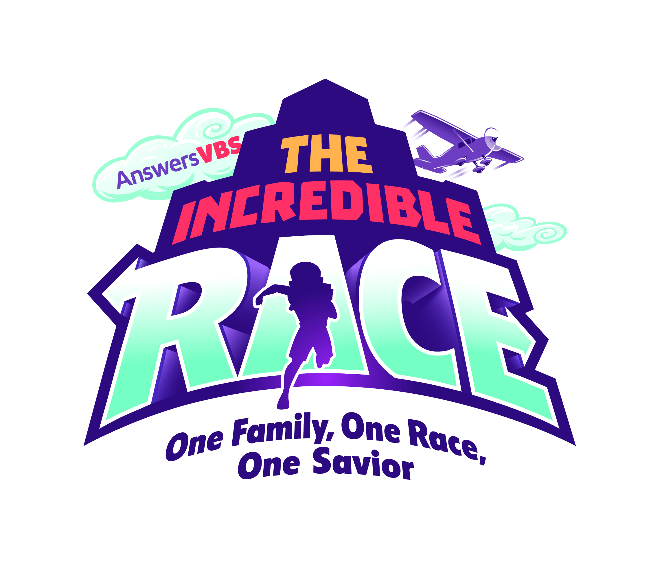 The Incredible Race VBS is the 2019 Answers in Genesis (AiG) theme for Vacation Bible School. This theme is about One Family, One Race, One Savior. #IncredibleRace