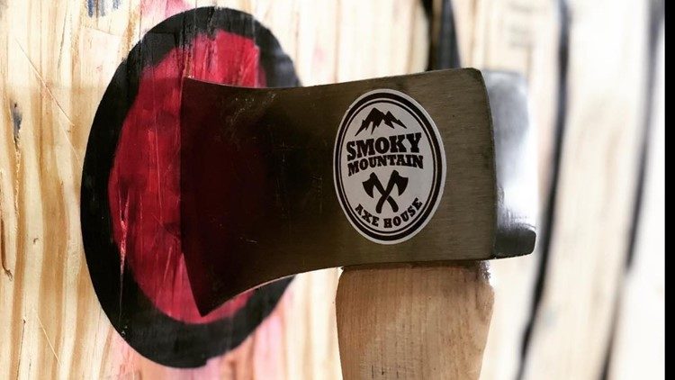 Smoky Mountain Axe House Alcoa - A new axe throwing place opened in East Tennessee in Alcoa, TN. (Smoky Mountain Axe House Photo)