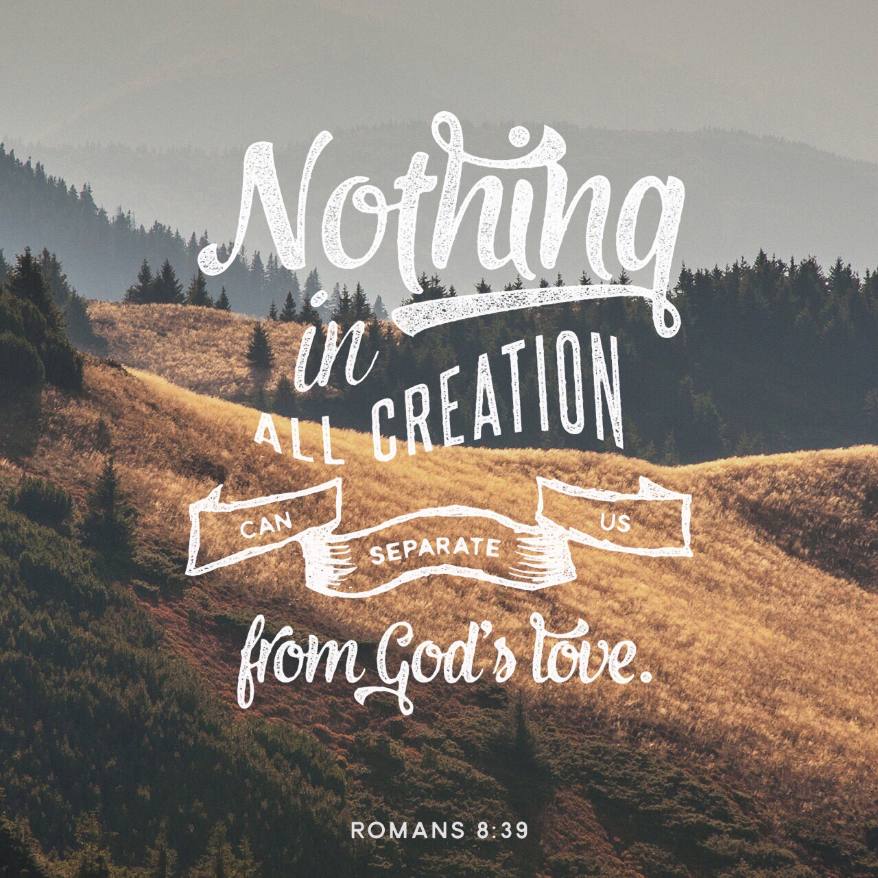 VOTD June 11, 2019 “For I am convinced that neither death, nor life, nor angels, nor principalities, nor things present, nor things to come, nor powers, nor height, nor depth, nor any other created thing, will be able to separate us from the love of God, which is in Christ Jesus our Lord.” ‭‭ROMANS‬ ‭8:38-39‬ ‭NASB‬‬