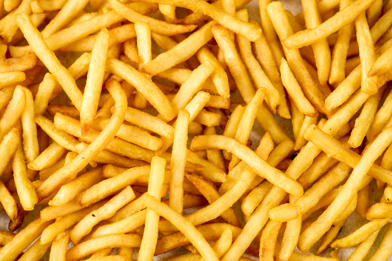 · French fries: French fries are a favorite at fairs, and carnival-goers can choose from savory shoestrings to hearty steak-cut potato chunks.