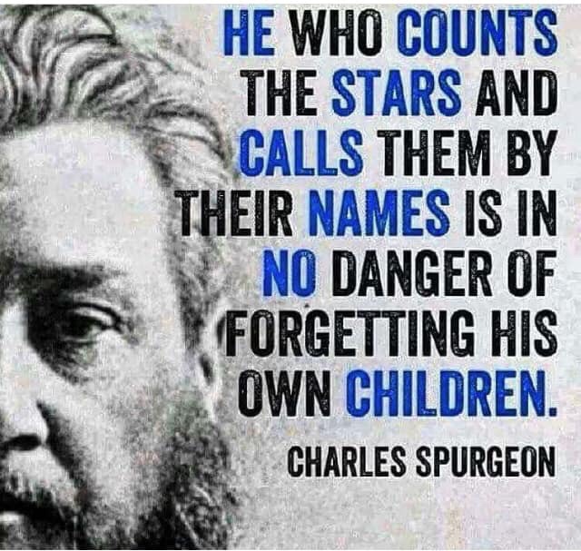 forgetting His own children Charles Spurgeon