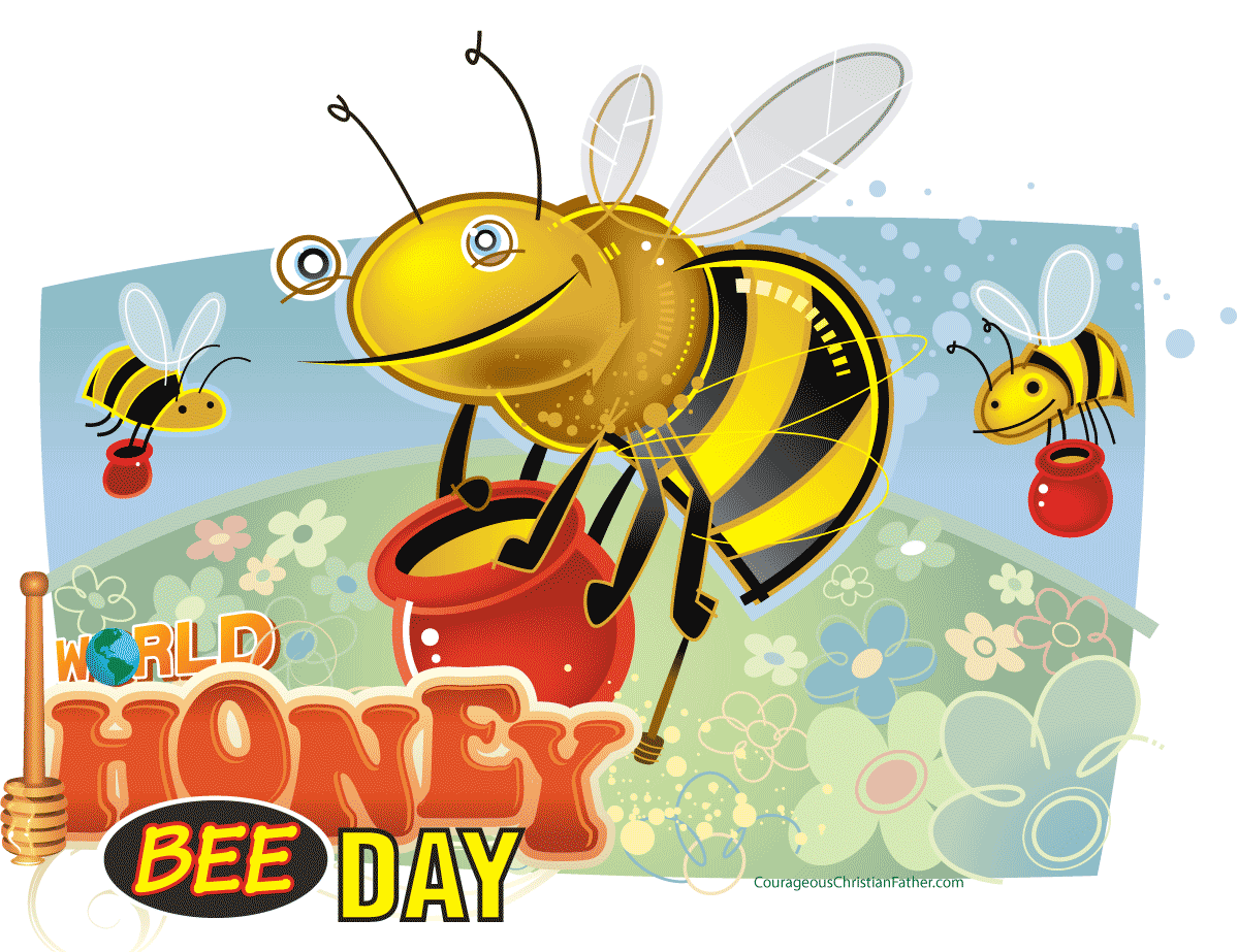 World Honey Bee Day - a day set aside for honey bees. #HoneyBeeDay