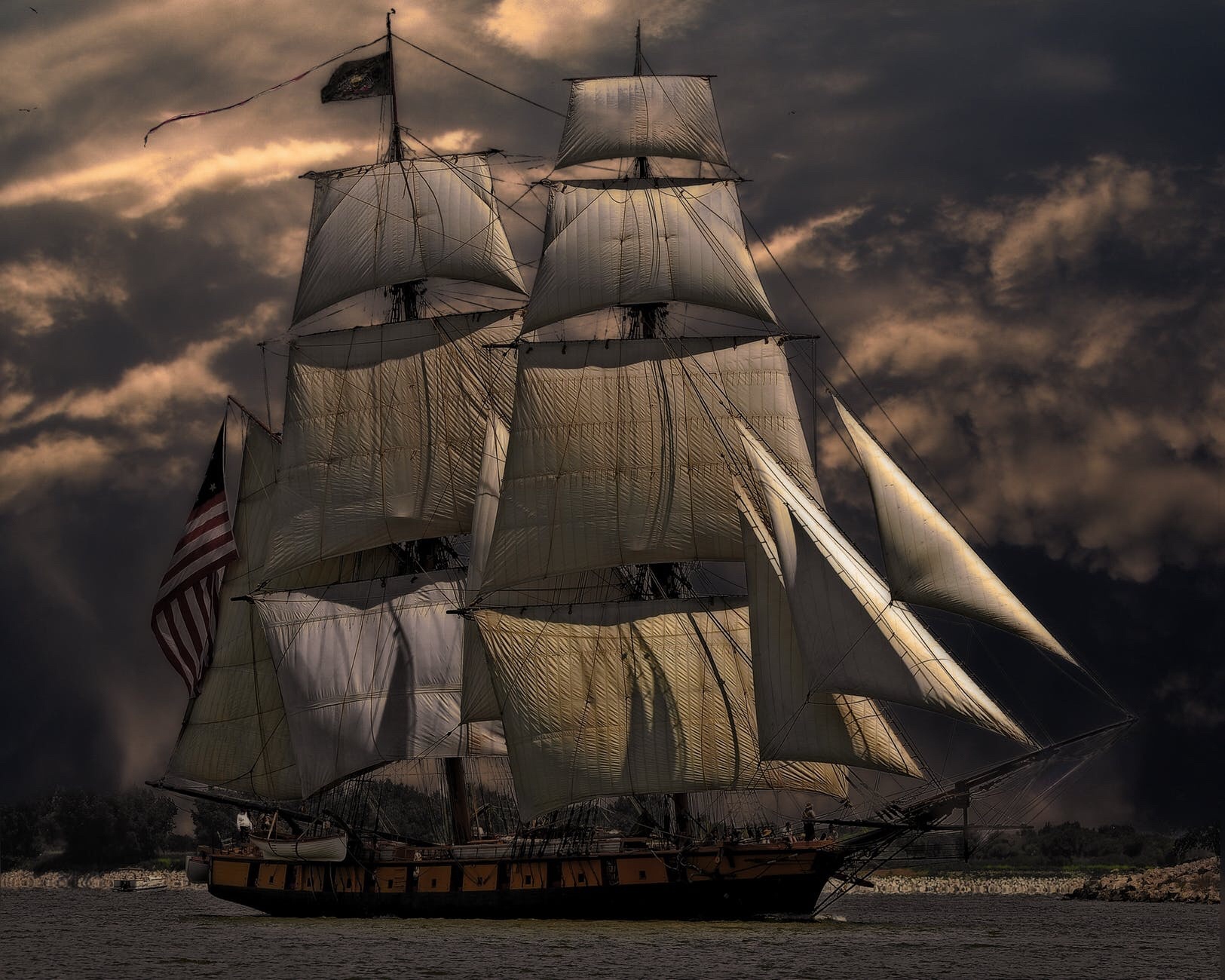 My Adventure on a Pirate Ship - If I could take a adventure I think it would be on a pirate ship. Not totally sure why I have a fascination with pirates. But I think it would be cool to sell on a pirate ship. #PirateShip #Pirates (sailing-ship-vessel-boat-sea-37859)