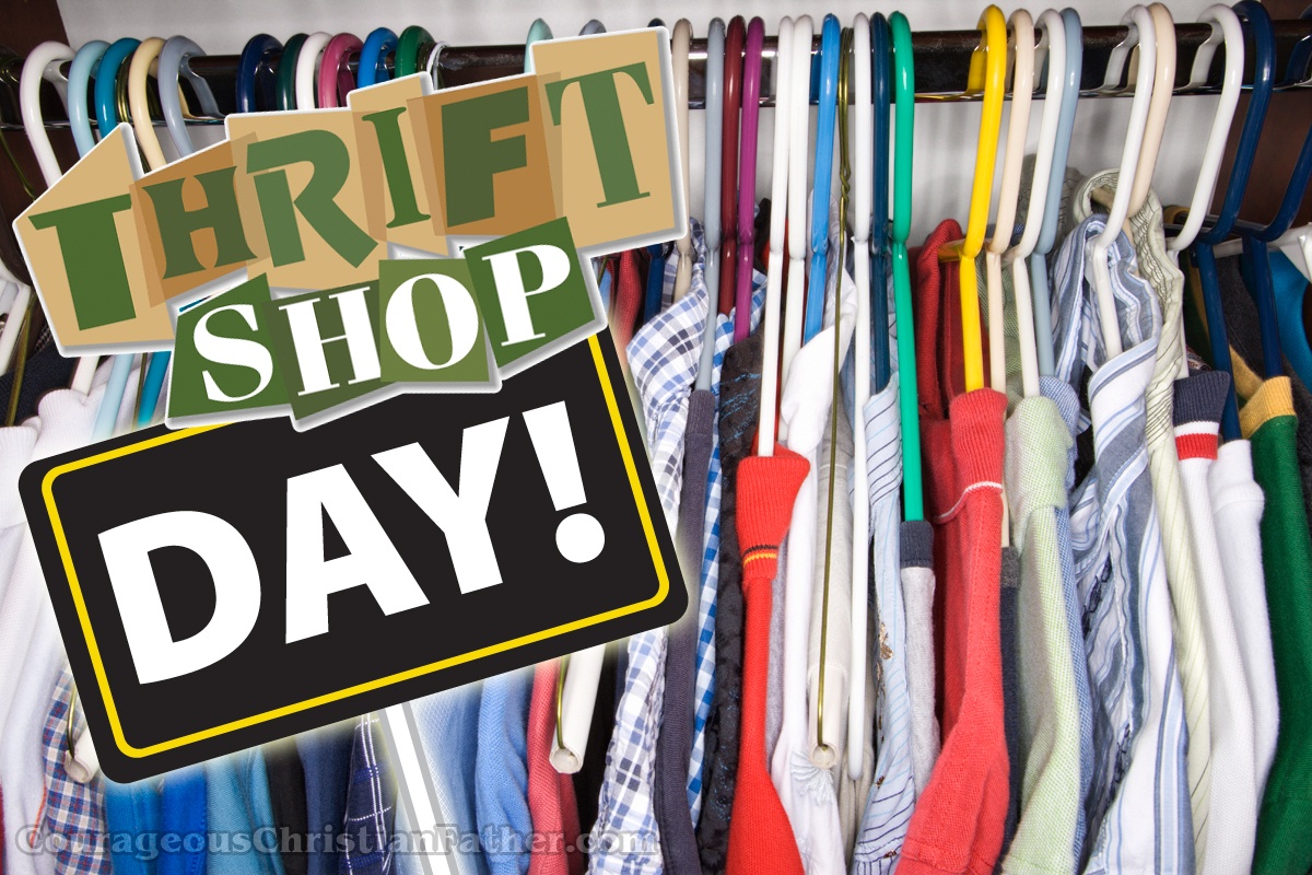 National Thrift Shop Day - a great place to often find great deals on used and sometimes new stuff. #ThriftShopDay