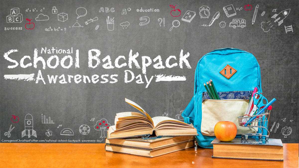 National School Backpack Awareness Day - an awareness holiday created by The American Occupational Therapy Association (AOTA) to help prevent injuries to the back, neck, and shoulders that can occur from carrying heavy backpacks. #NationalSchoolBackpackAwarenessDay #SchoolBackpackAwarenessDay