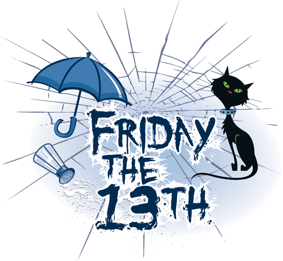 Friday the 13th & a Full Moon - This happens when a full moon occurs on a Friday with the date of 13. Which is a rare occasion. 