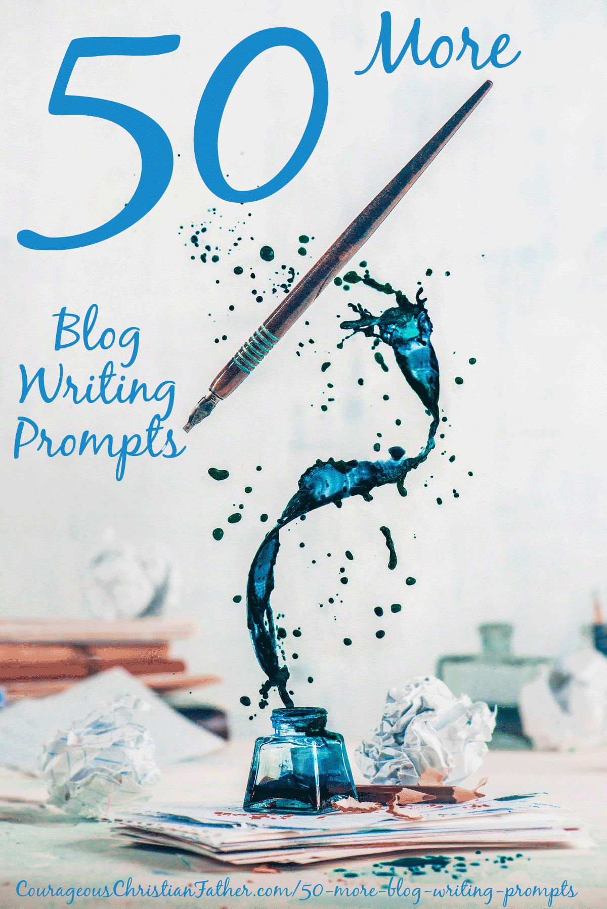 50 More Blog Writing Prompts - Can't think of something to write on your blog. Check out these 50 blog writing prompts. #WritingPrompts