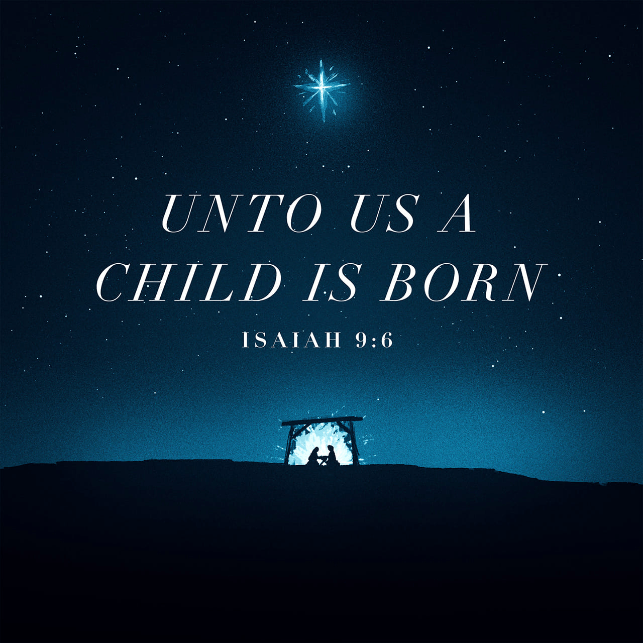VOTD December 25 - “For a child will be born to us, a son will be given to us; And the government will rest on His shoulders; And His name will be called Wonderful Counselor, Mighty God, Eternal Father, Prince of Peace.” Isaiah 9:6 NASB