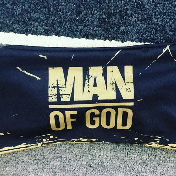 New Orleans Saints linebacker Demario Davis fined for wearing religions headband that reads Man of God. #DemarioDavis