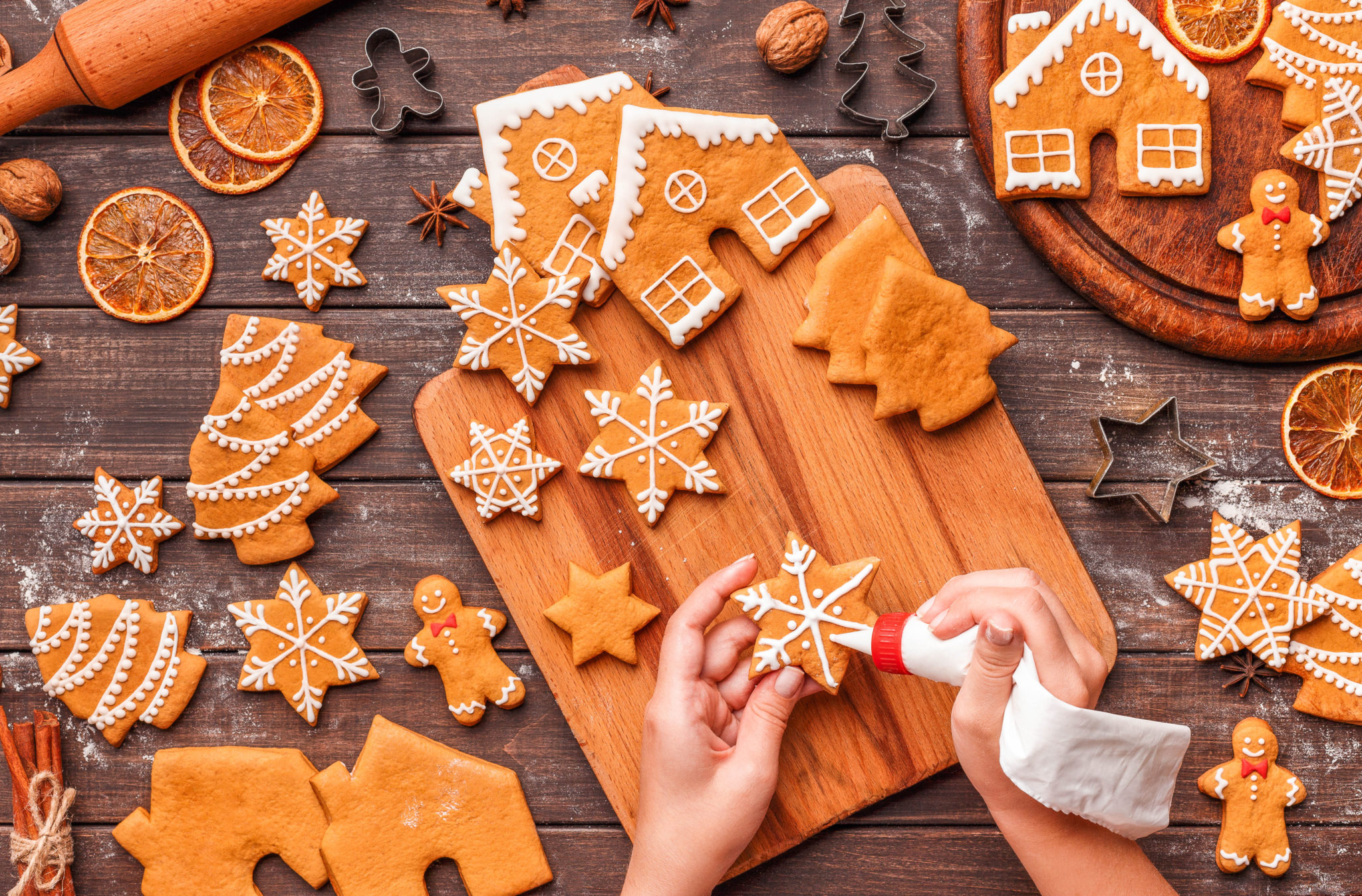 Gingerbread Decorating Day a day set aside to decorate your gingerbread baked items. #GingerbreadDecoratingDay