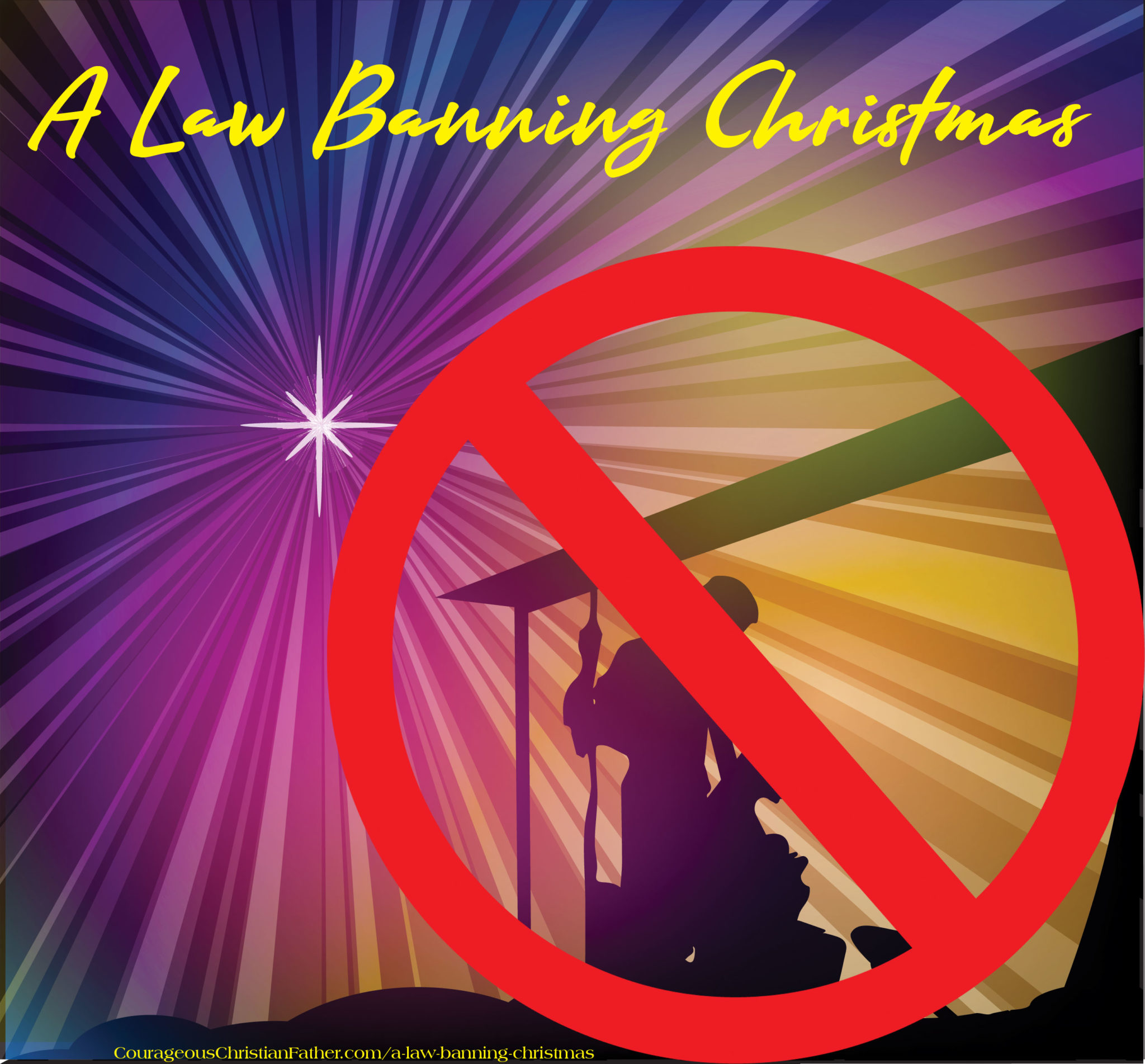 A Law Banning Christmas - Future America and Christmas is banned in our country that was once free. You cannot celebrate it or even talk about Christmas.