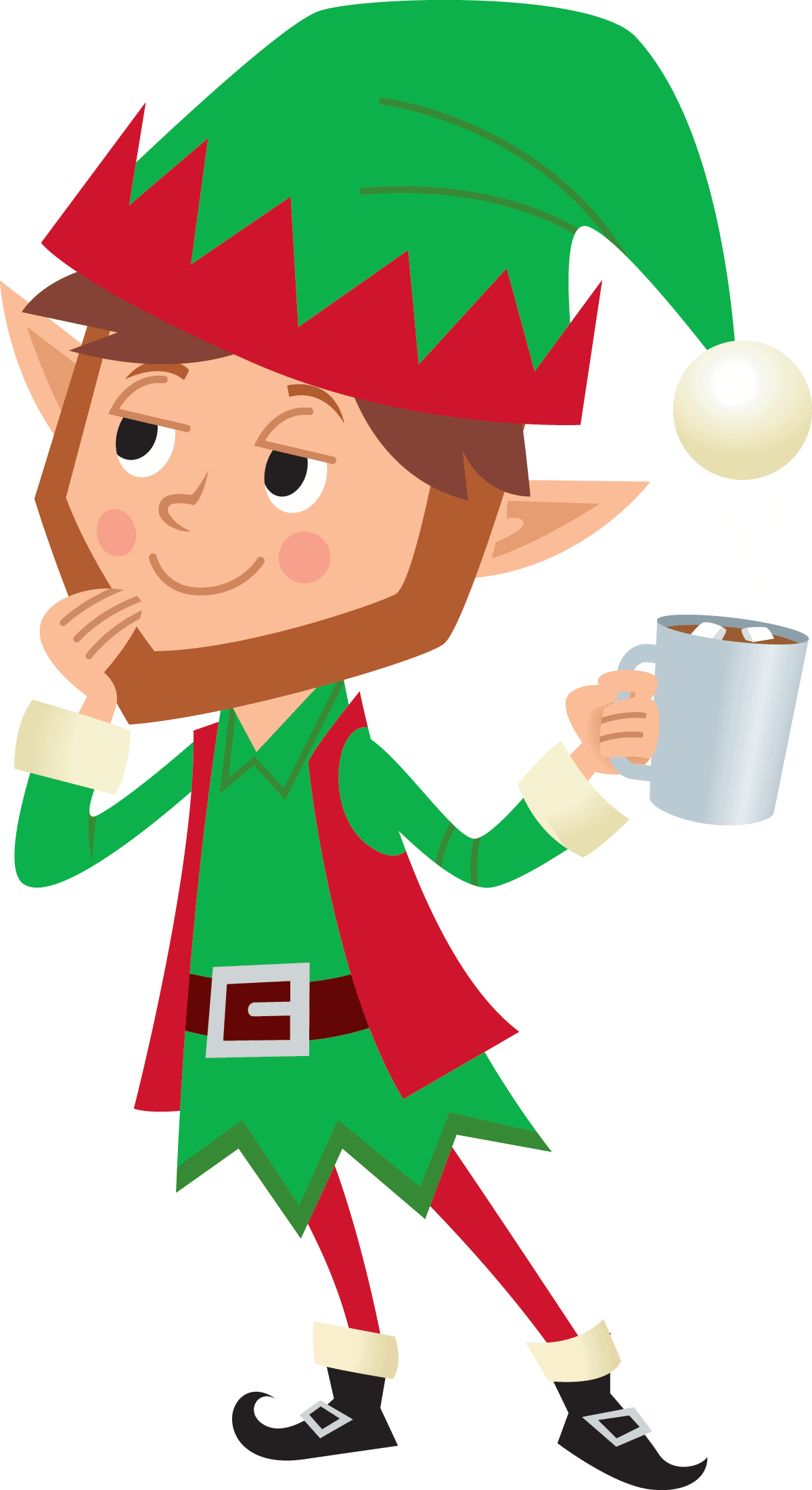 An Elves Day Off - Follow along on the adventure of an elf enjoying his day off from making toys for all of the children of the world.