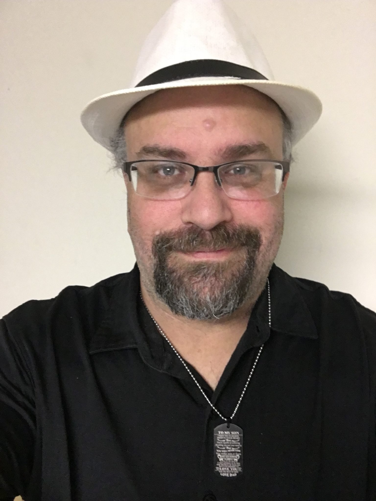 Hat Day - Steve Patterson of Courageous Christian Father wearing different fedora style hats.