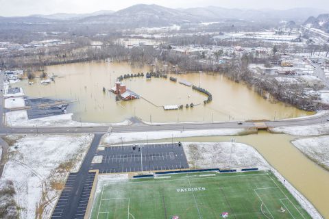 Prayers for Williamsburg, KY, and other flooded areas. Recent rains have caused flooding in places including Williamsburg, KY. Even the University of the Cumberlands flooded.    Photo courtesy of Bill Turner/University of the Cumberlands.