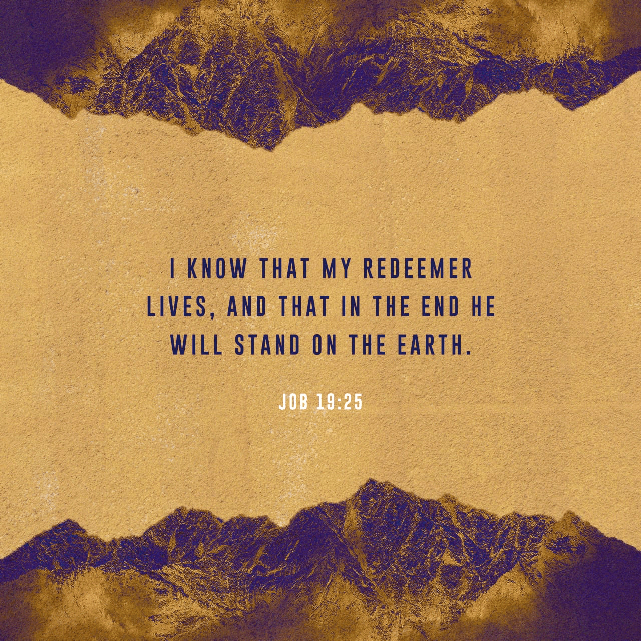 VOTD March 15 - “As for me, I know that my Redeemer lives, And at the last He will take His stand on the earth.” ‭‭Job‬ ‭19:25‬ ‭NASB‬‬