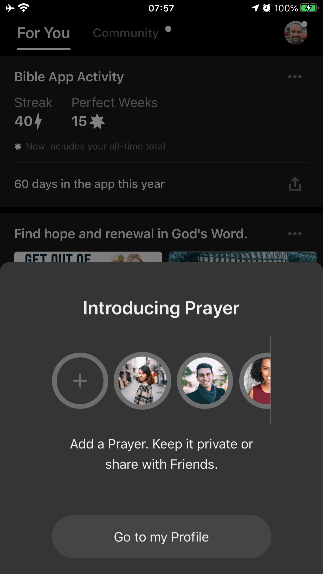 YouVersion Adds Prayer Feature To Their Bible App - YouVersion Community creates 1 million prayers during first week of new Bible App Prayer feature. #YouVersion #Prayer