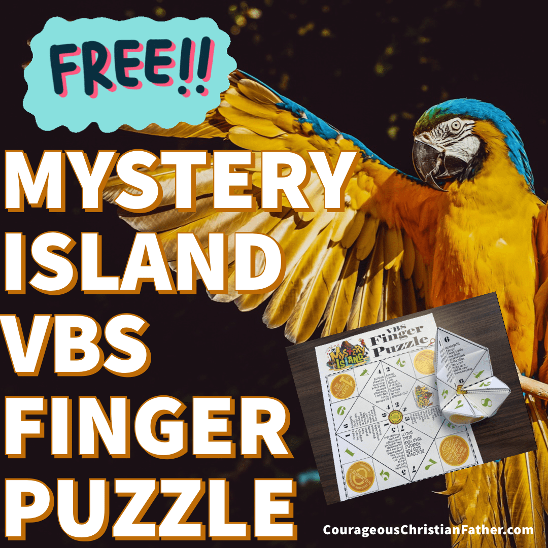 Mystery Island VBS Finger Puzzle - This FREE printable is for the Mystery Island Vacation Bible School theme from Answers in Genesis. #MysteryIsland #VBSPrintable