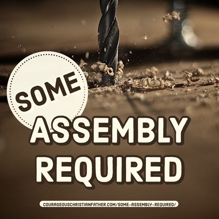 Some Assembly Required like instructions you put something together for something that you just purchased. The same applies to us gathering together. #SomeAssemblyRequired 