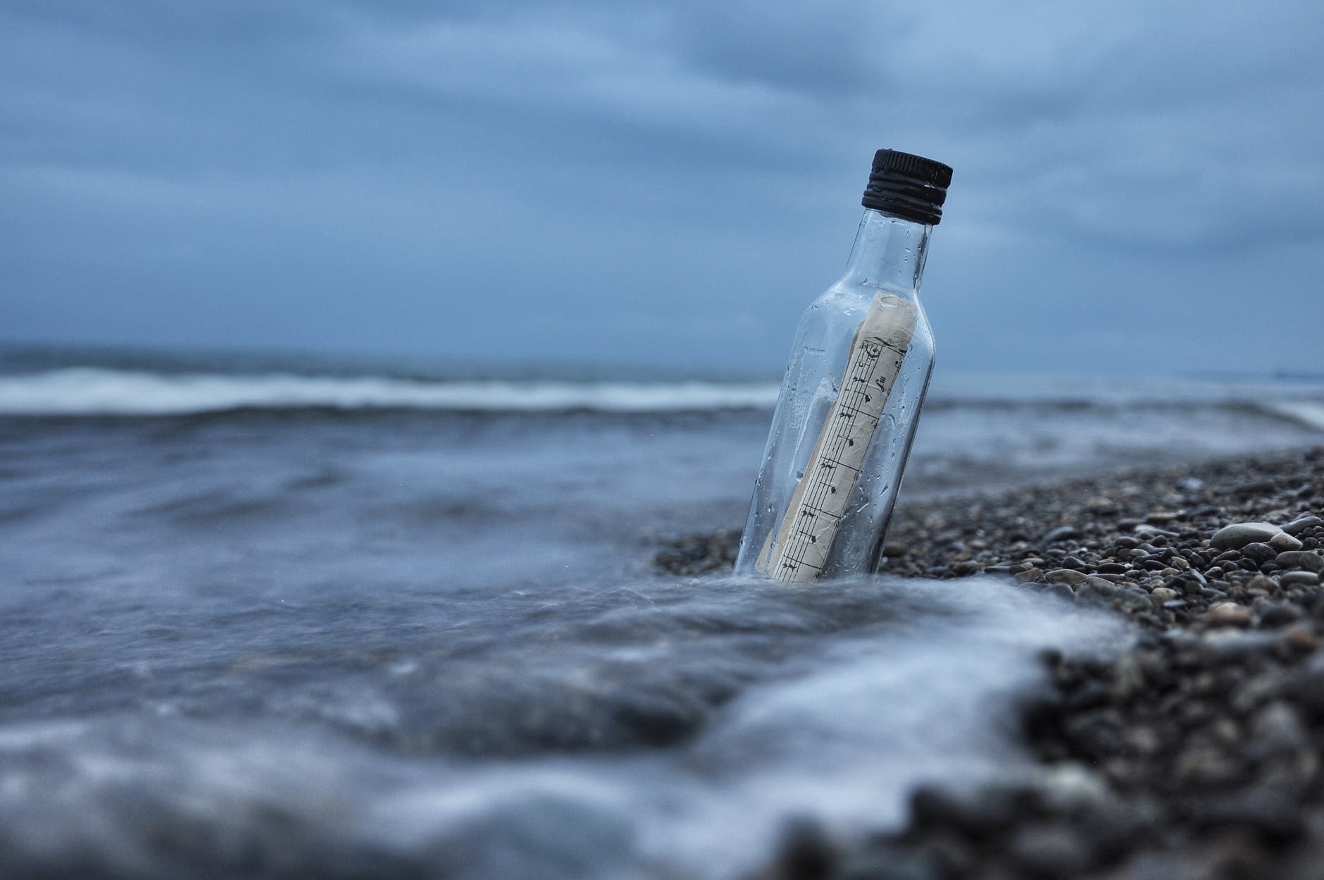 Message in a Bottle - If I was at the beach and wanted to write a message and put it in a bottle and put it out to sea, what would I want it to say and who would I like to find it? #MessageInABottle