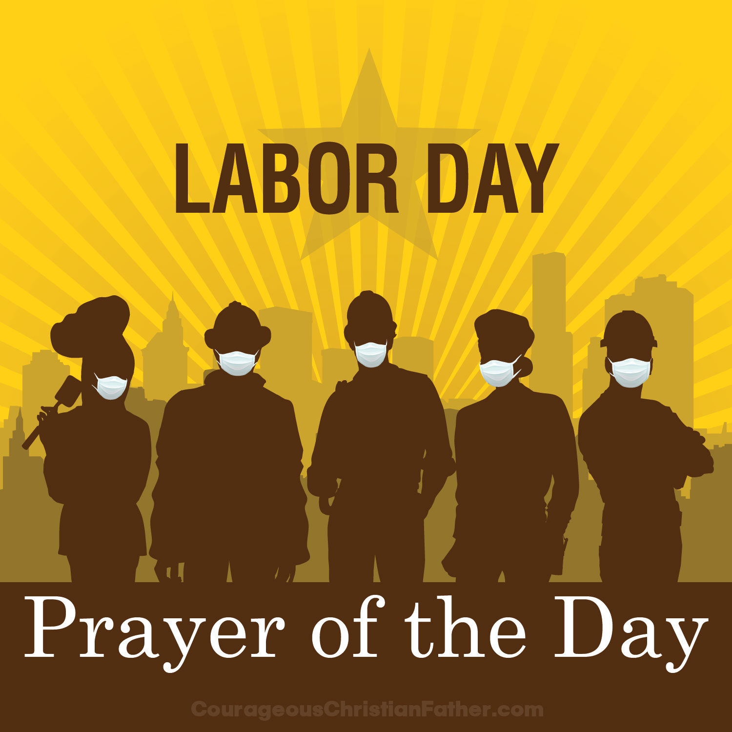Labor Day Prayer of the Day - Today's prayer of the day is topical, for the Labor Day holiday. #LaborDay #LabourDay