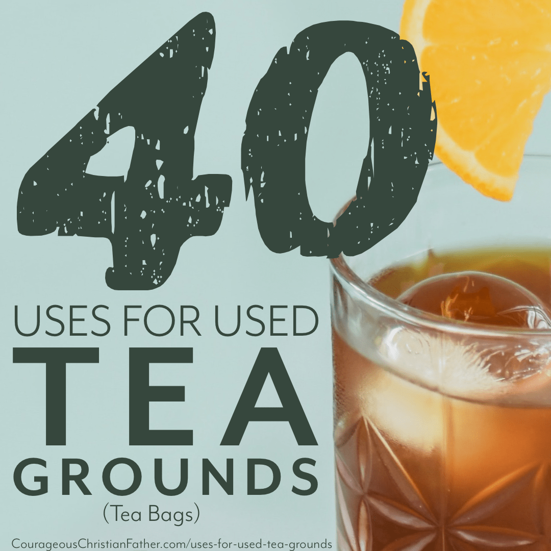 40 Uses for Used Tea Grounds (Tea Bags) - Not sure what to do with the Tea grounds after making some tea, sweet tea or even hot tea? Check out this list of what you can do with leftover Tea grounds. #Tea #TeaGrounds #TeaBags
