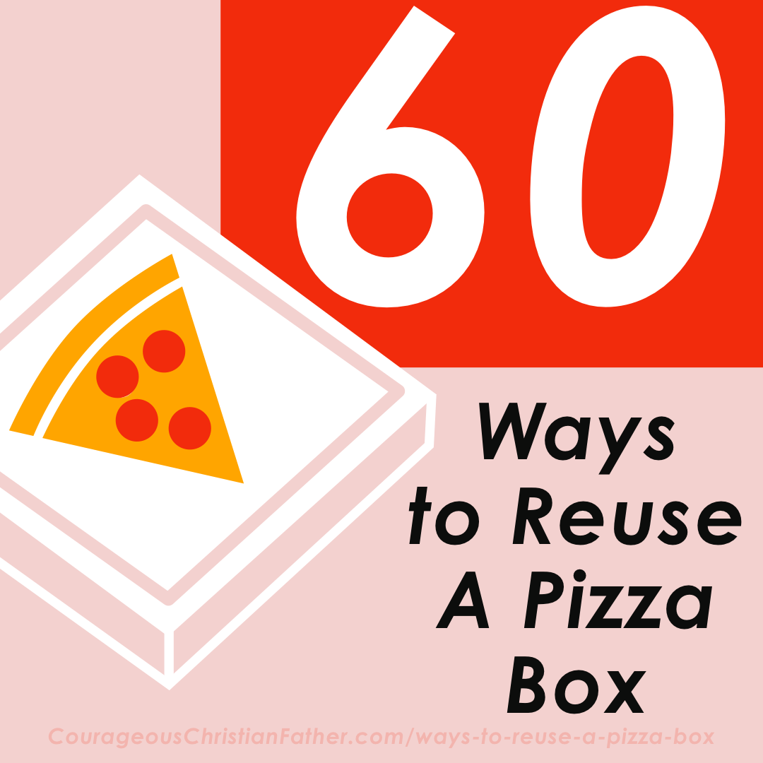 60 Ways to Reuse A Pizza Box - There are some cool ways to reuse a pizza box! #Pizza #PizzaBox