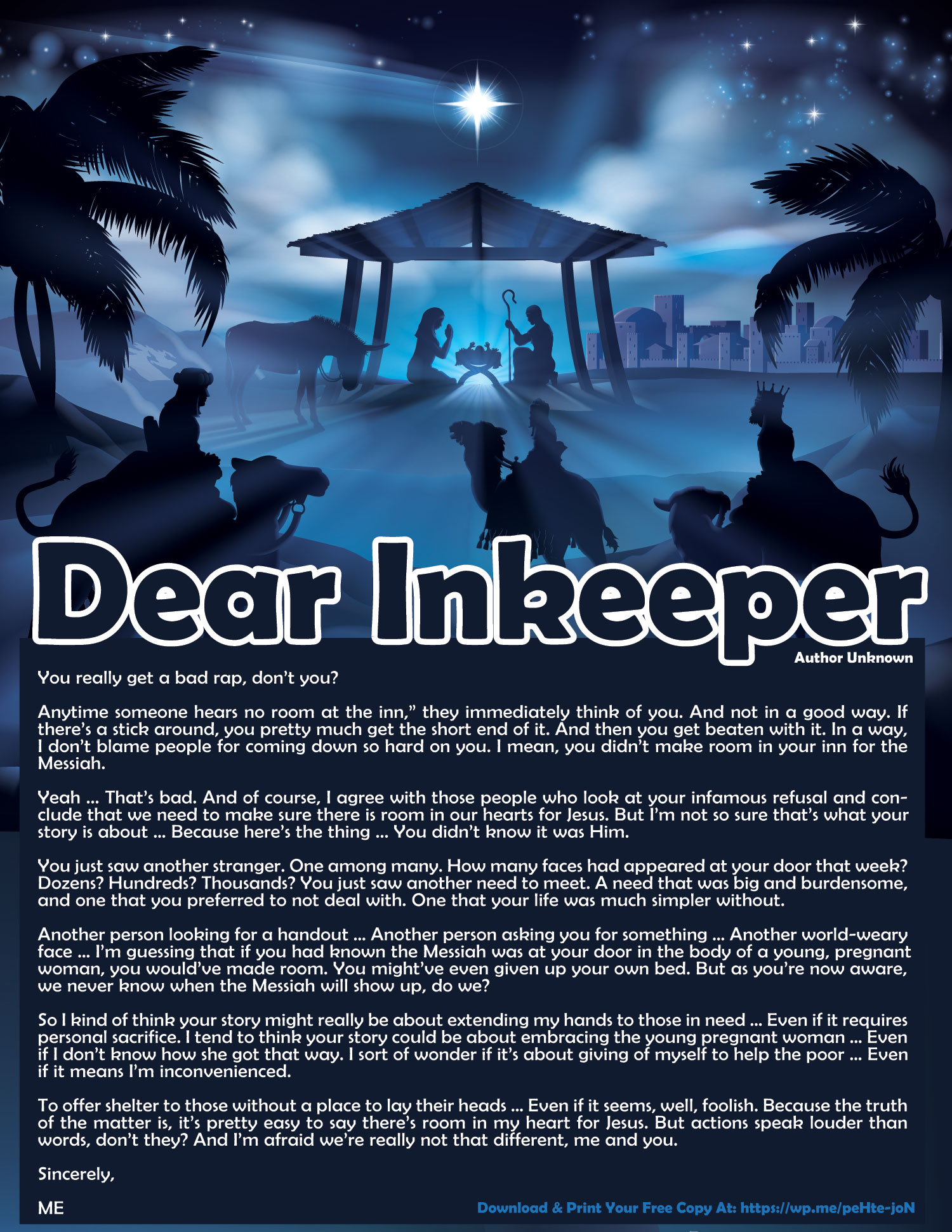 Dear Innkeeper