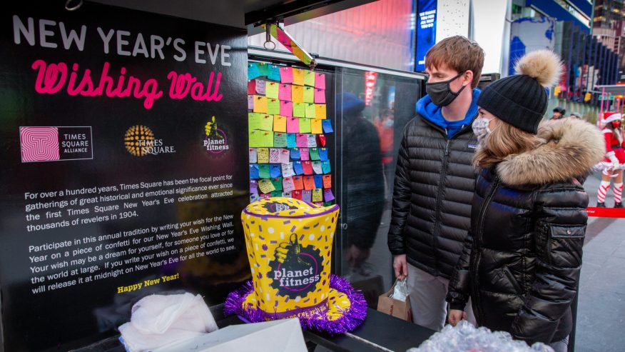 Times Square Confetti This Year Will Be in the Form of Wishes for New Years