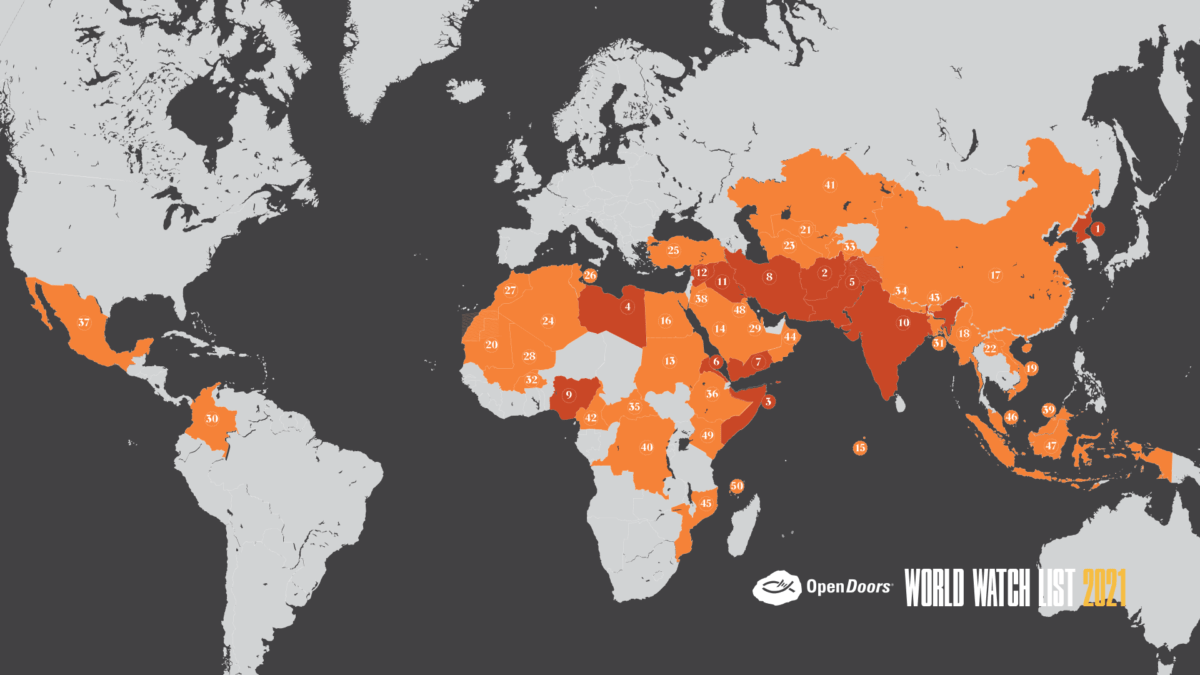 Open Doors’ 2021 World Watch List To Reveal How Covid And Technology 