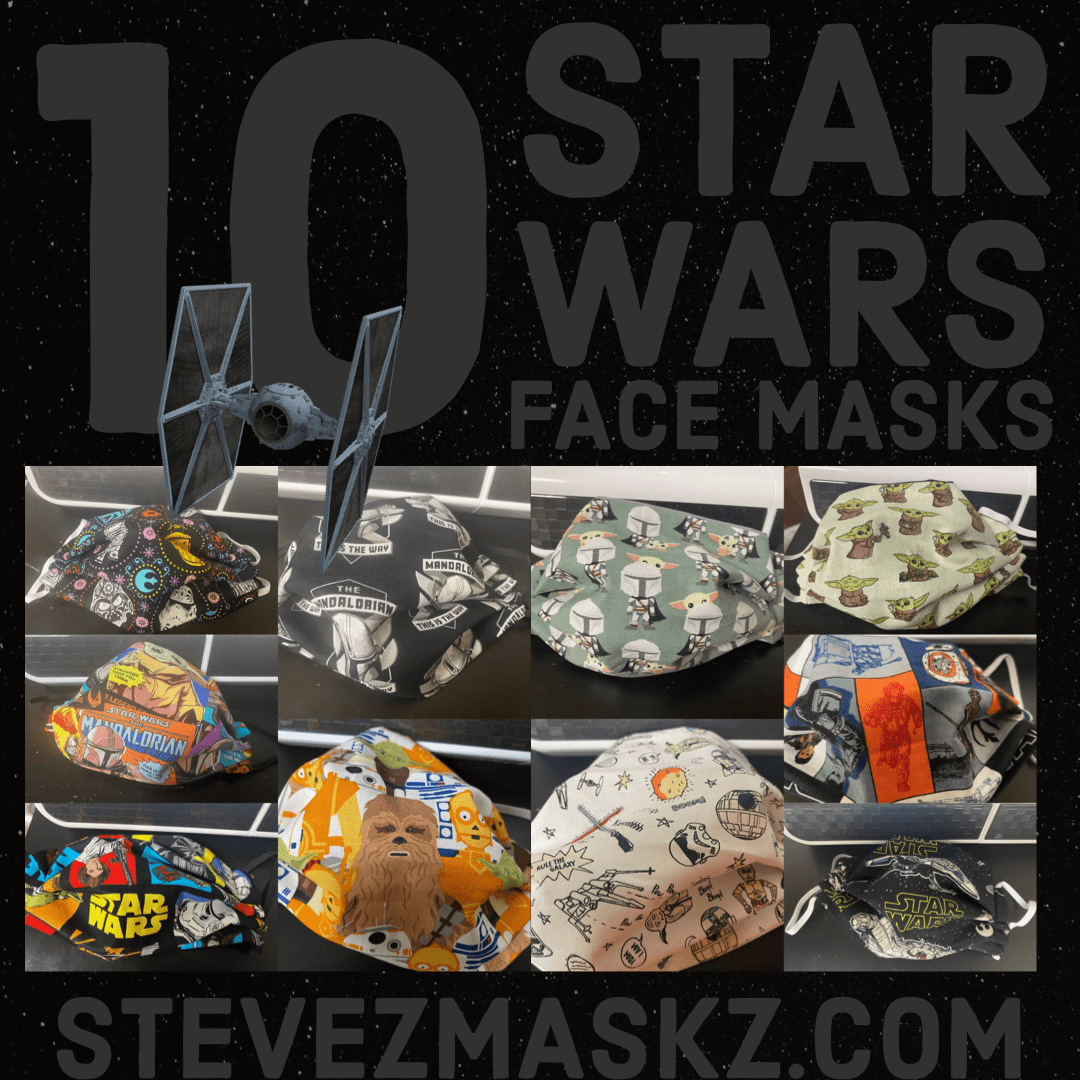 Star Wars Face Masks #StarWars Mandalorian Face Masks #Mandalroian 