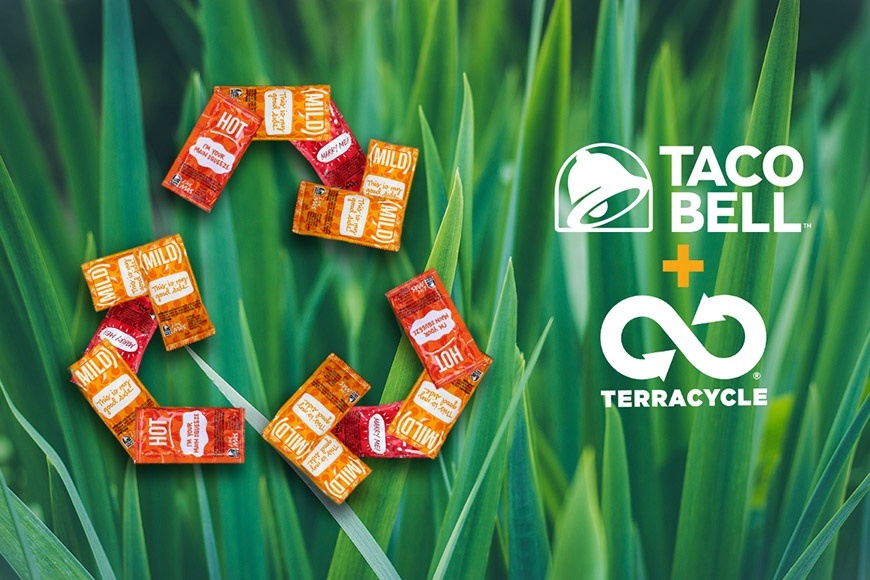 Recycle those Taco Bell Sauce Packets - Yes! You read that right recycling those sauce packets from Taco Bell. #TacoBell #TerraCycle #Recycle