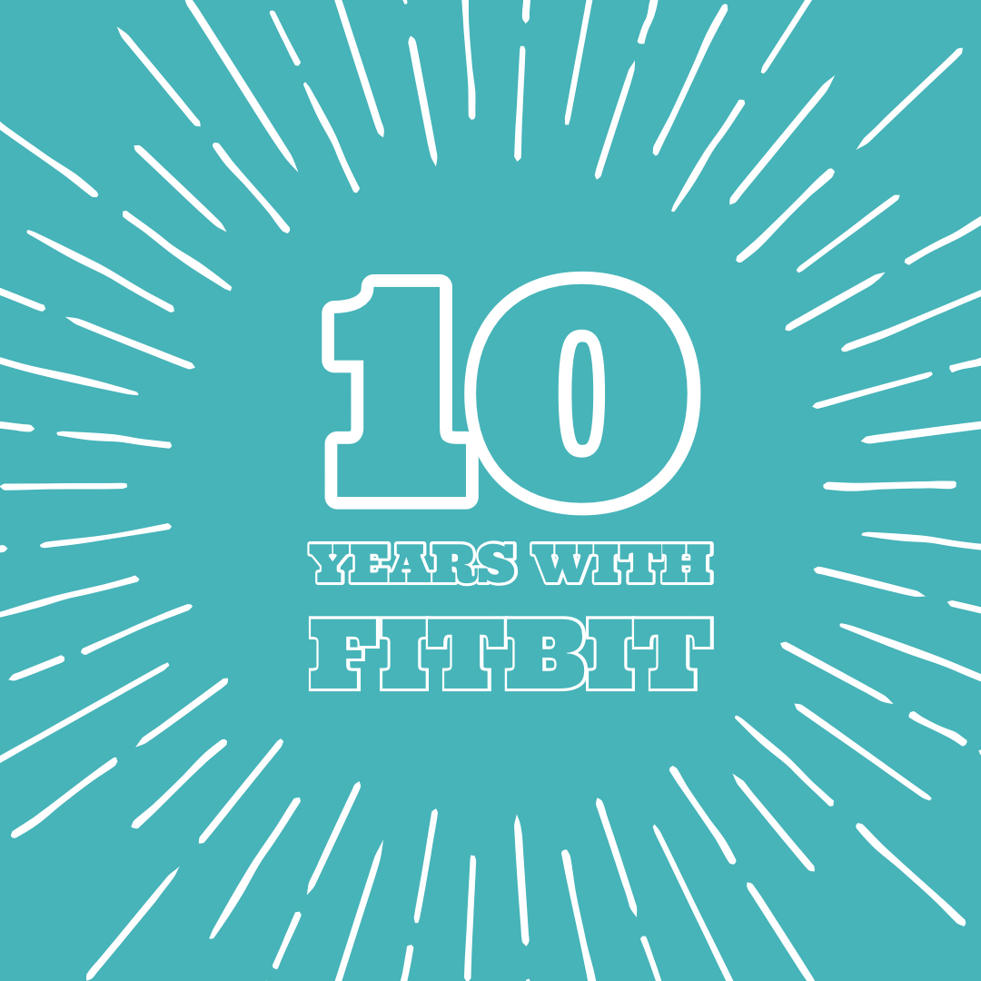 10 Years with Fitbit - I started using Fitbit in 2012 with a fitbit ultra, non-wearable you kept on your pocket. #Fitbit 