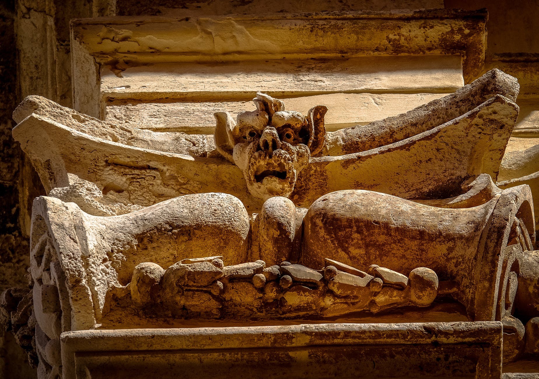 Gargoyles - Those evil looking creatures you usually see on buildings that was said to keep evil spirits away also served another purpose. #Gargoyles (Pexels image)