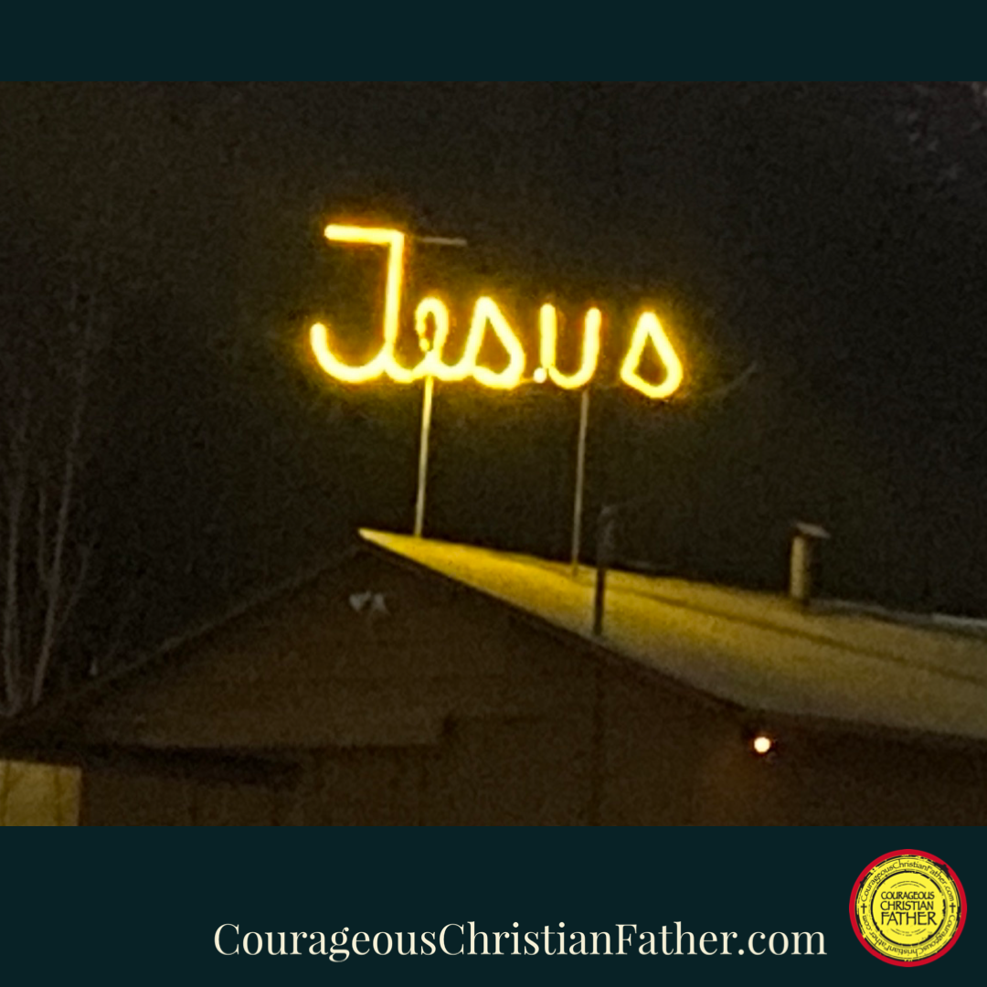 Jesus Lights the Night in Morristown – Jesus Lights the Night in Morristown – at night along Highway 160 you can see the word Jesus lit up

Read more: https://www.courageouschristianfather.com/jesus-lights-the-night-in-morristown/#ixzz7oFYdLKl7