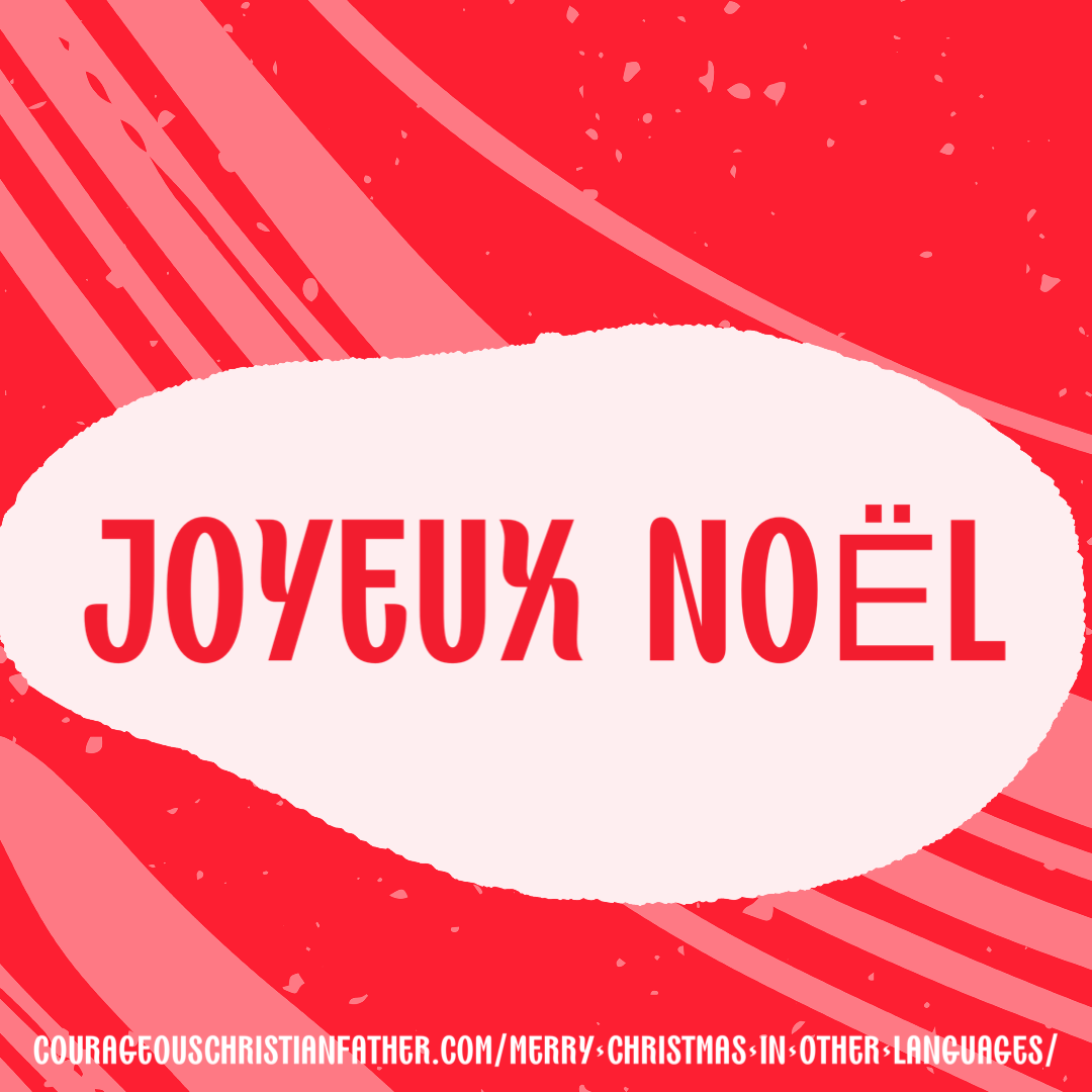 French - Joyeux Noël - Merry Christmas 