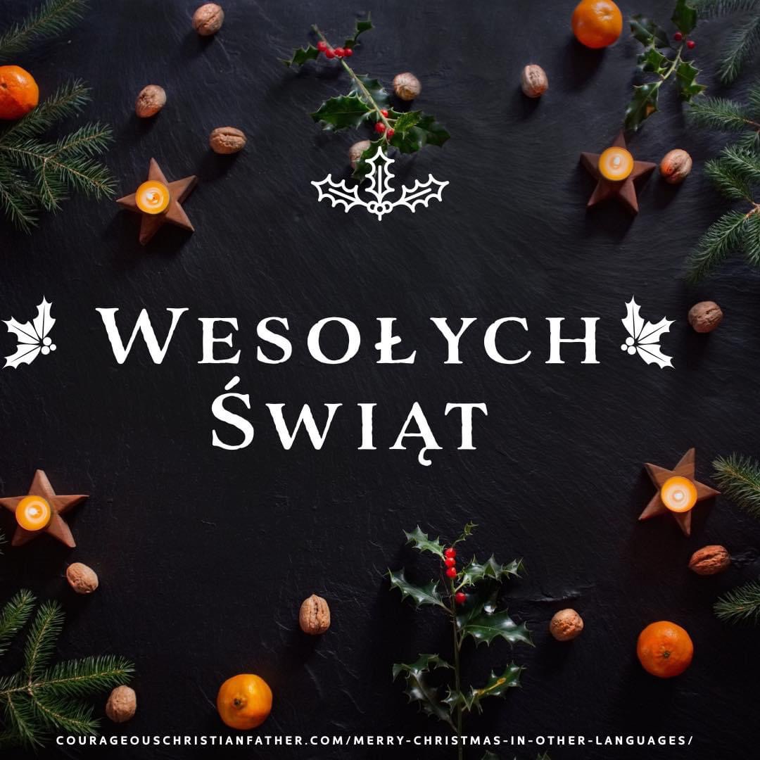 Polish - Wesołych Świąt - Merry Christmas 