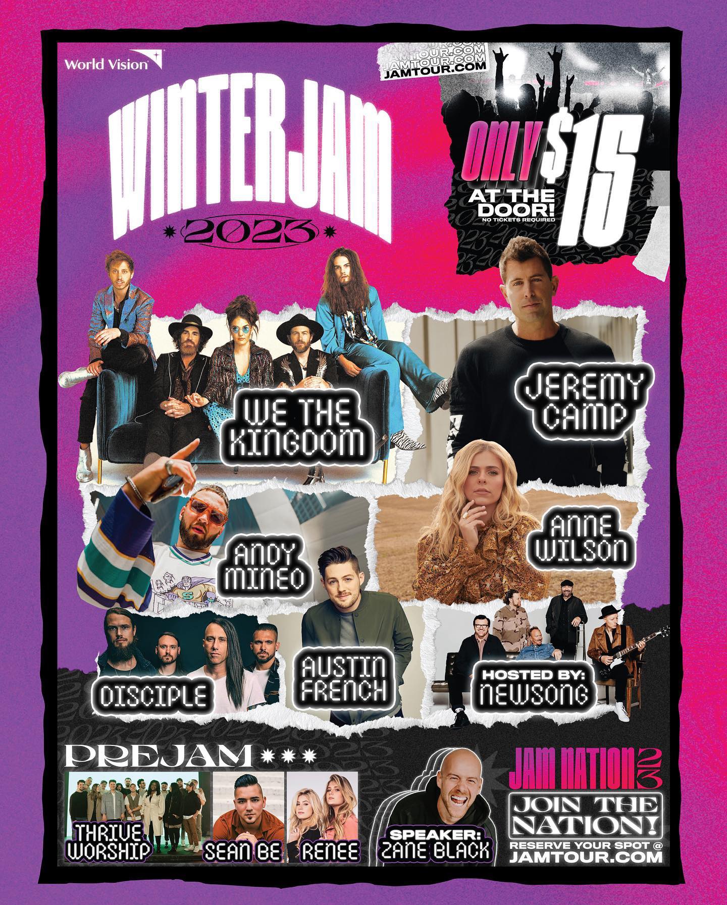 Winter Jam 2023 - this is the lineup of Winter Jam 2023 East Coast. #JmTour #WInterJam #WinterJam2023