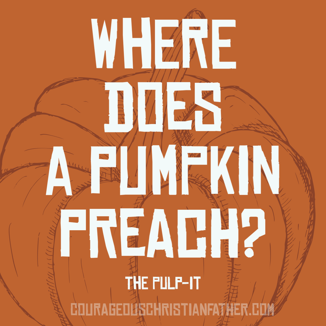 Where does a pumpkin preach? ​ The pulp-it. 