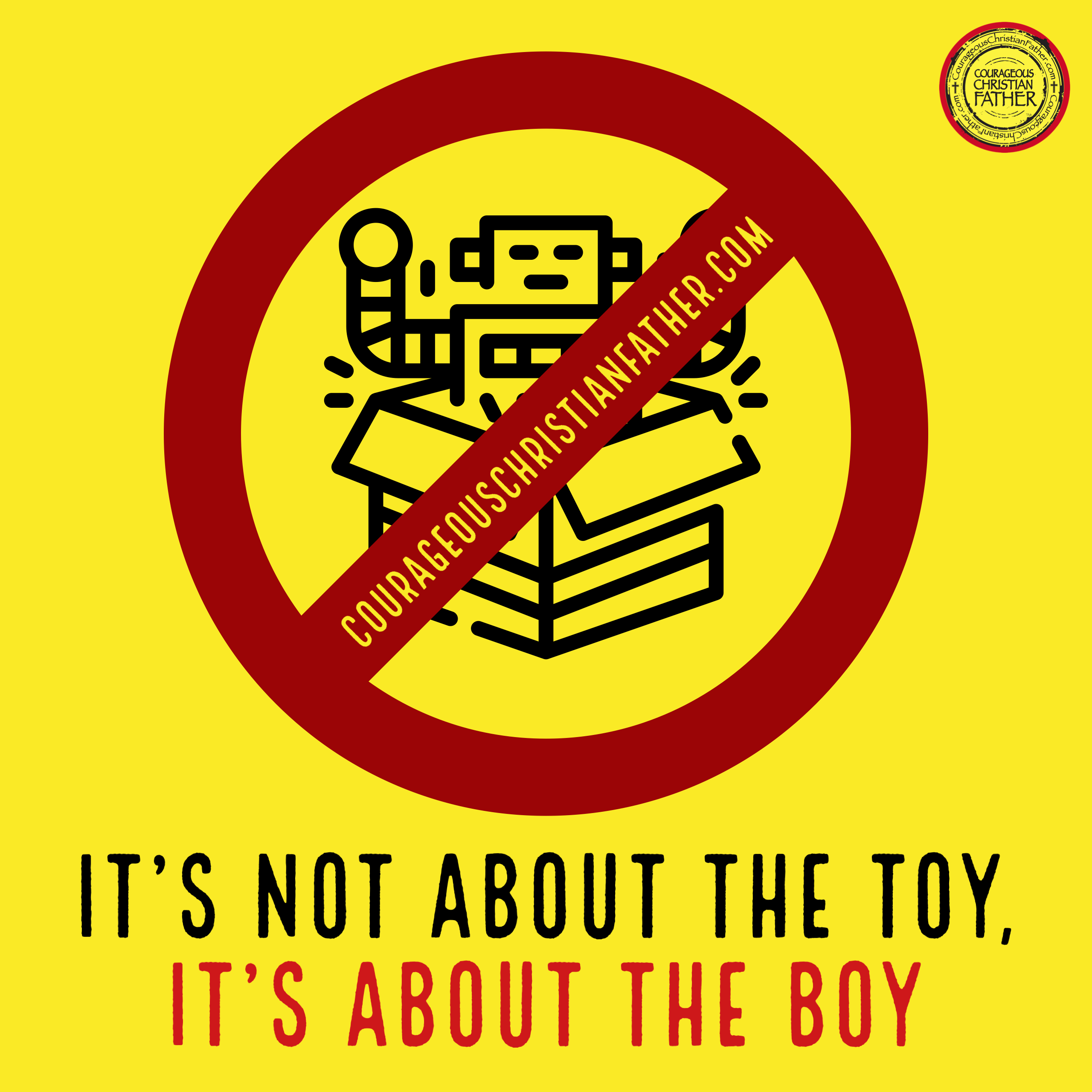 It’s not about the toy, it’s about the boy - Jesus is the reason for the season and all seasons. 