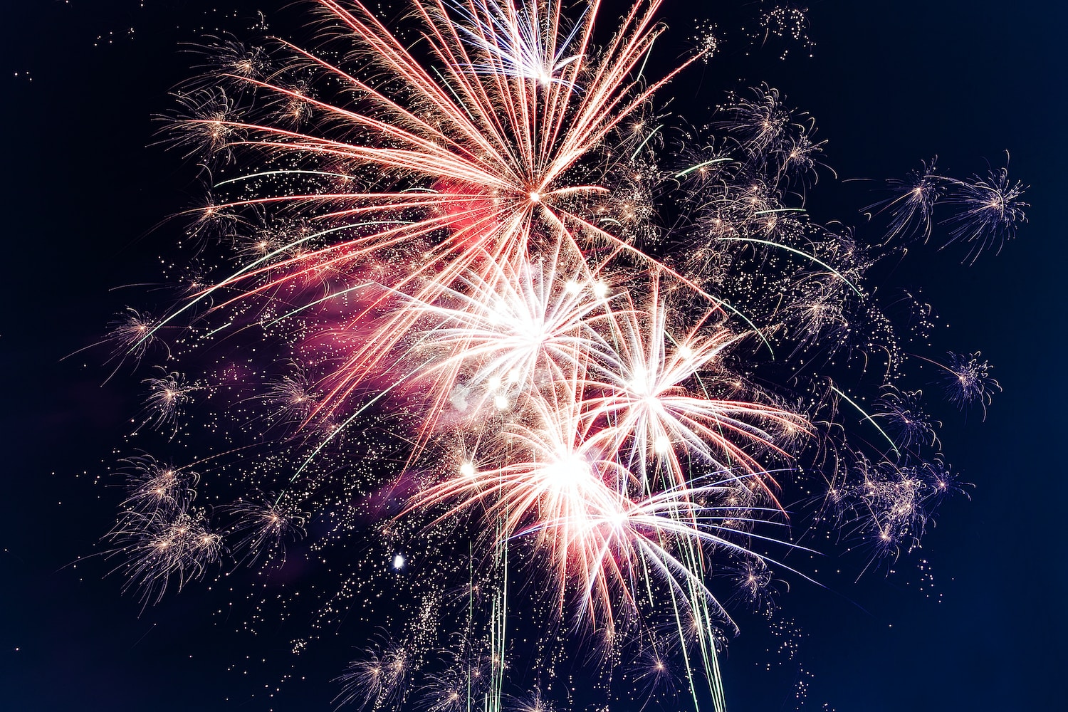 New Year’s Fireworks: Fireworks are a staple of New Year's celebrations, with cities around the globe hosting spectacular displays. The largest New Year's Eve fireworks show is in Sydney, where over a million people gather to witness the colorful spectacle.