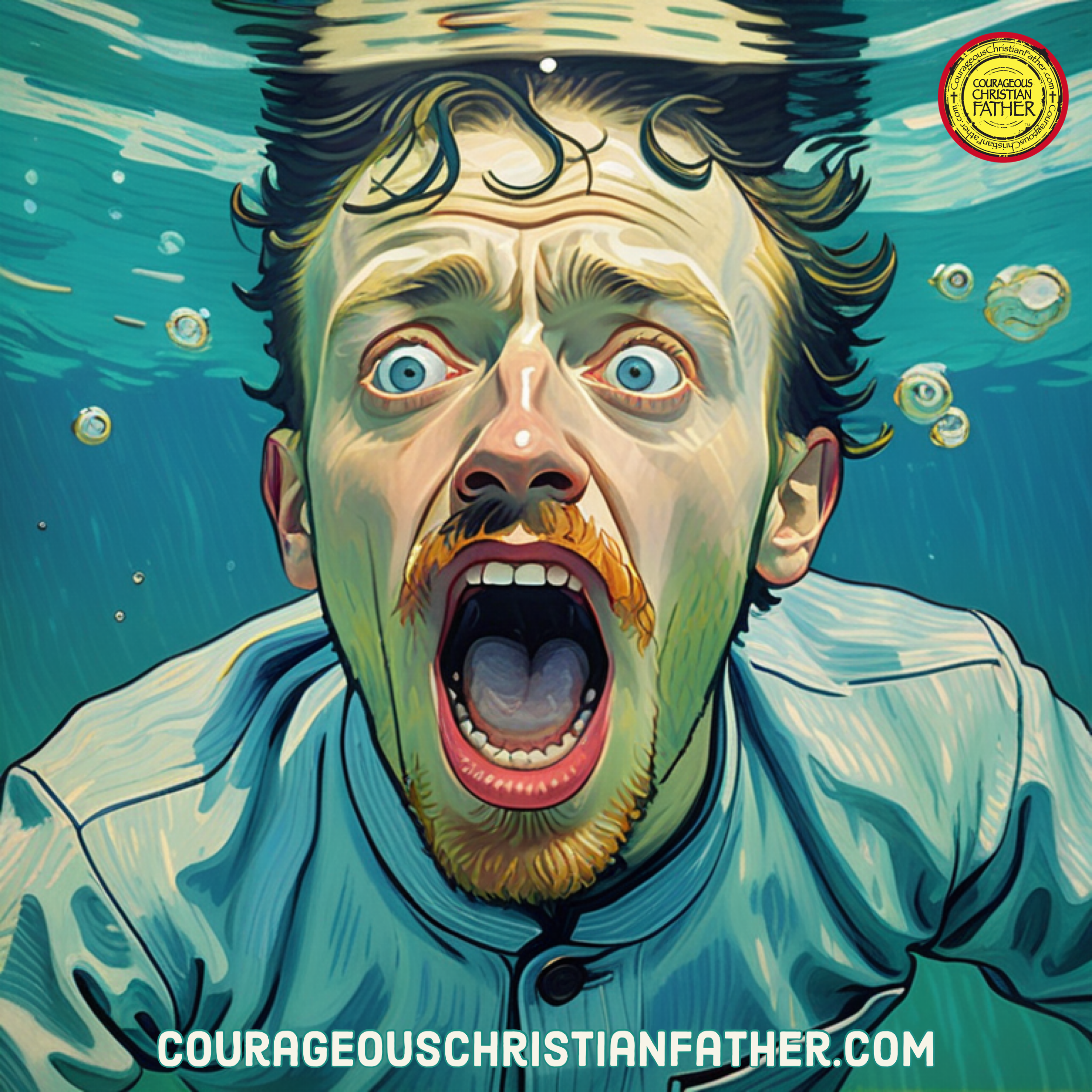 If you are in deep water it’s a good idea to keep your mouth shut - In life, we often find ourselves navigating turbulent waters – facing challenges that seem insurmountable. As Christians, we turn to the Word of God for guidance, and one timeless piece of wisdom emerges: “If you are in deep water, it’s a good idea to keep your mouth shut.” #bgbg2