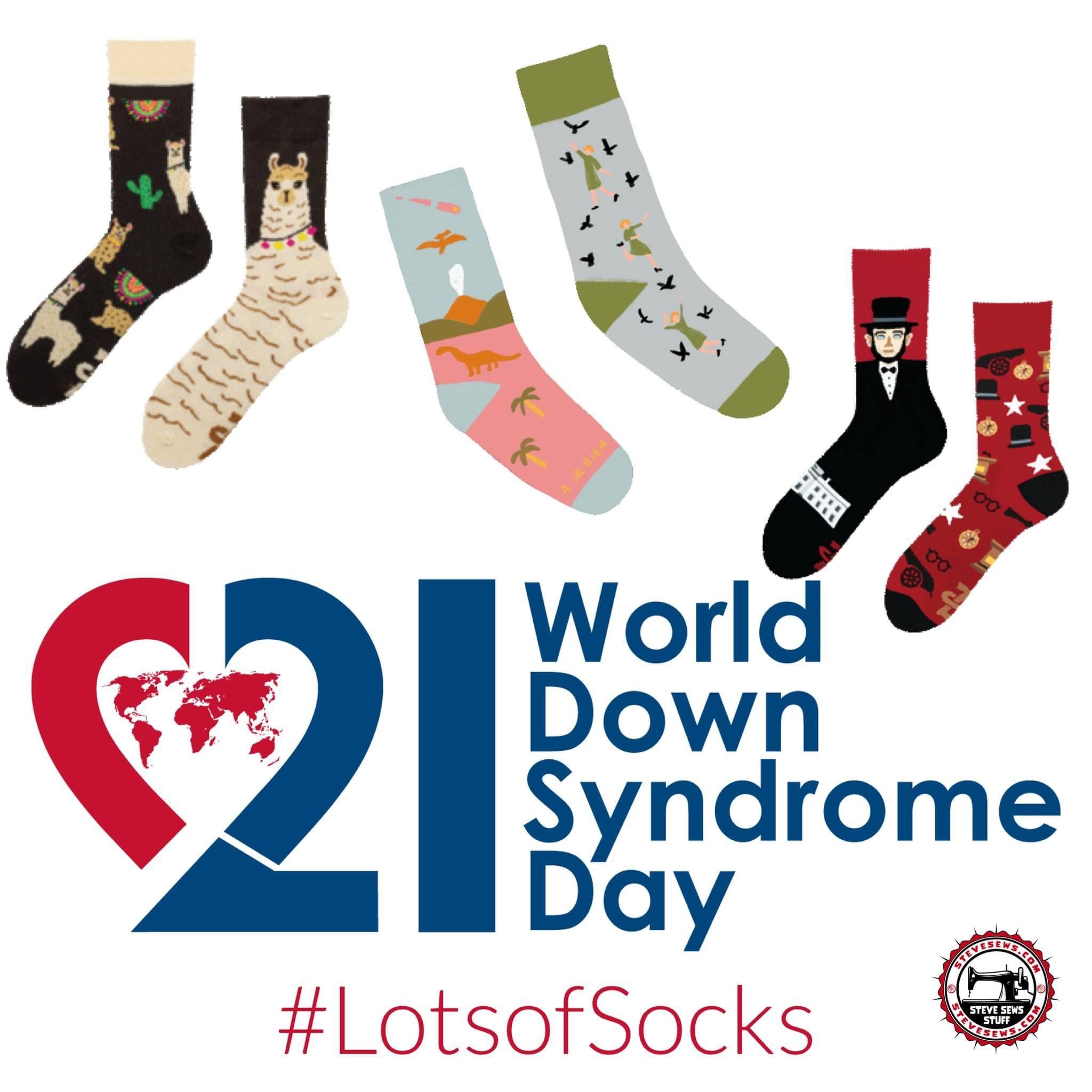 World Down Syndrome Day – Wear Odd Socks – Lots of Socks