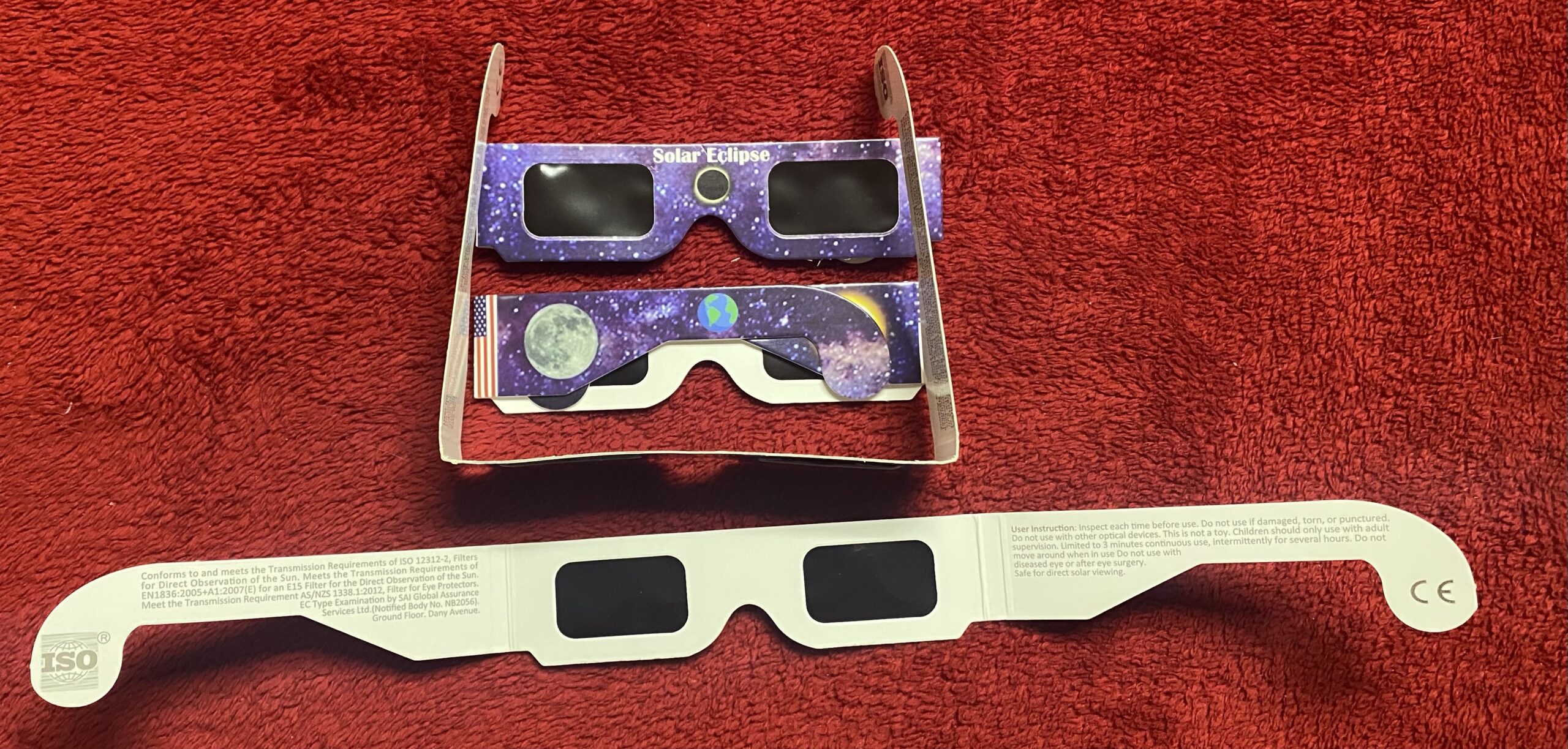 Sample eclipse glasses​