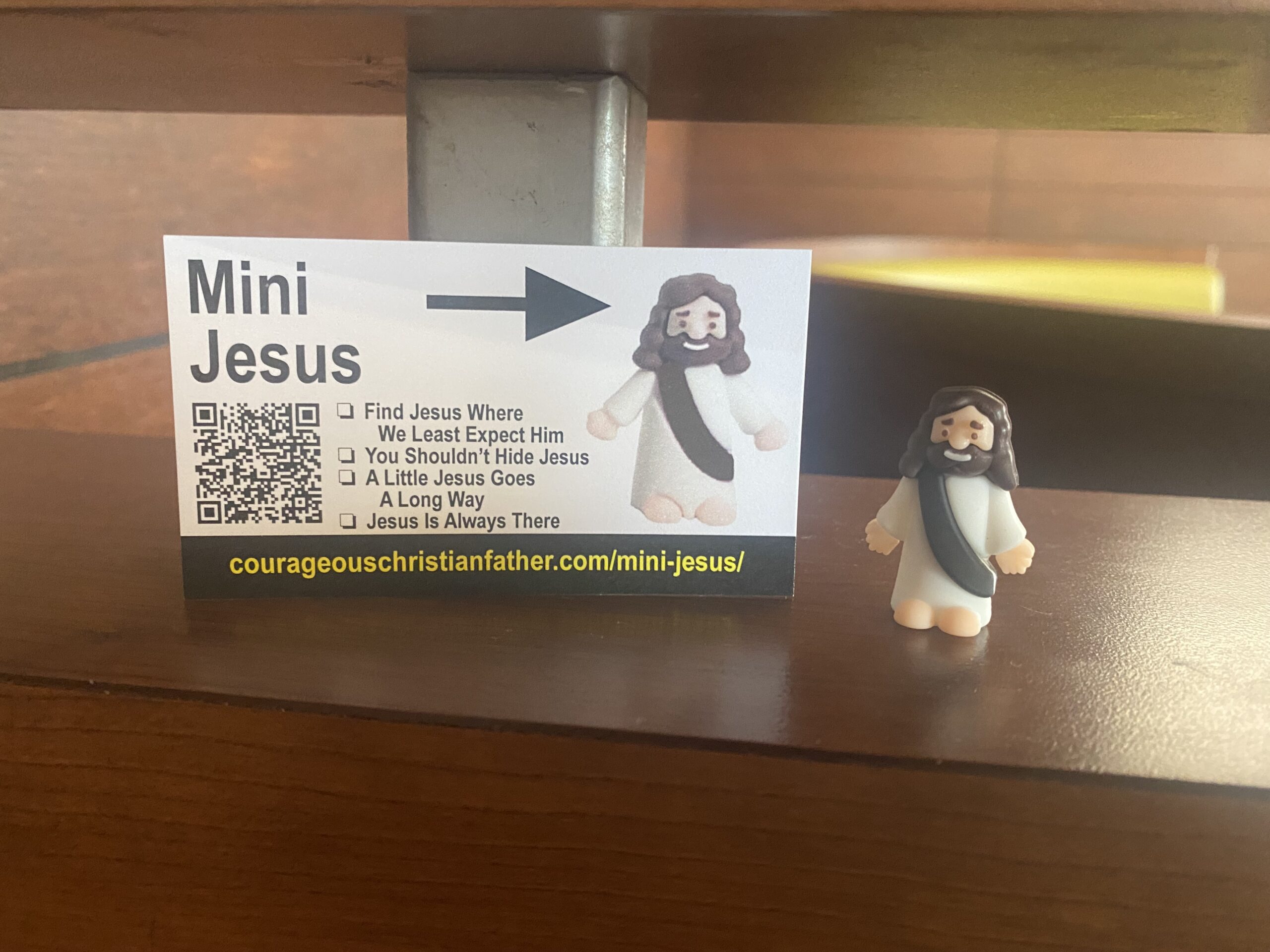 You will never know where Jesus will find you. He is seeking after you. He leaves the 99! 
#MiniJesus
